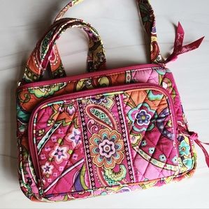 Vera Bradley Pink Swirls Hipster Crossbody Bag